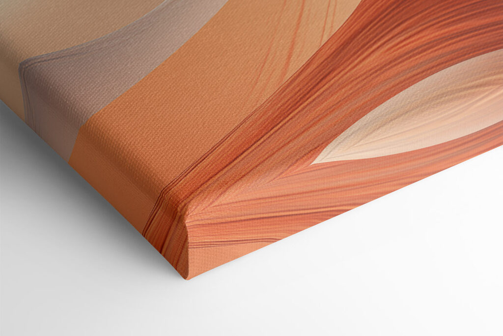 Soft waves of warm desert hues Soft waves of warm desert hues