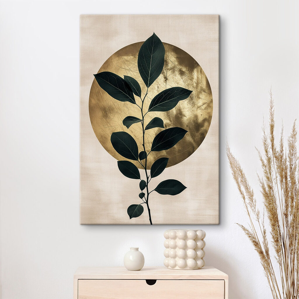 - Elegant leaves against a soft backdrop - Elegant leaves against a soft backdrop