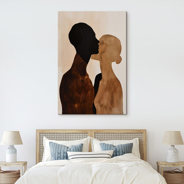 Tableaux Tableaux Un homme et une femme qui s'embrassent (UGS : s47055)