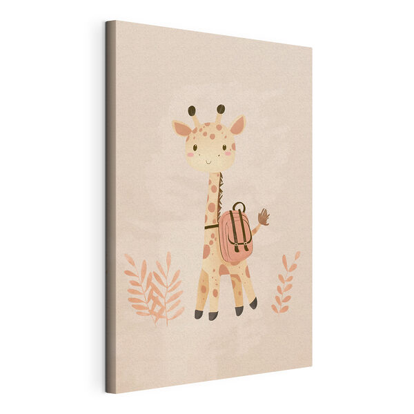 Tableaux Girafe avec un sac à dos (UGS : s47065) Tableaux Tableaux Girafe avec un sac à dos (UGS : s47065)