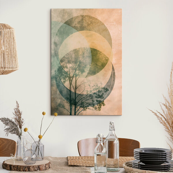 Tree with circles and a circle Tree with circles and a circle