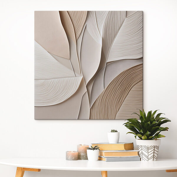Organic patterns in soft hues