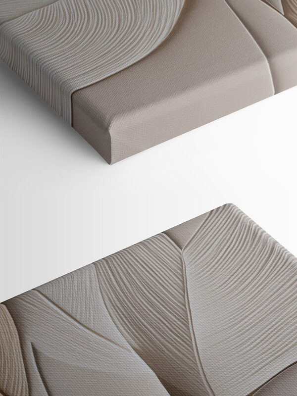 Organic patterns in soft hues