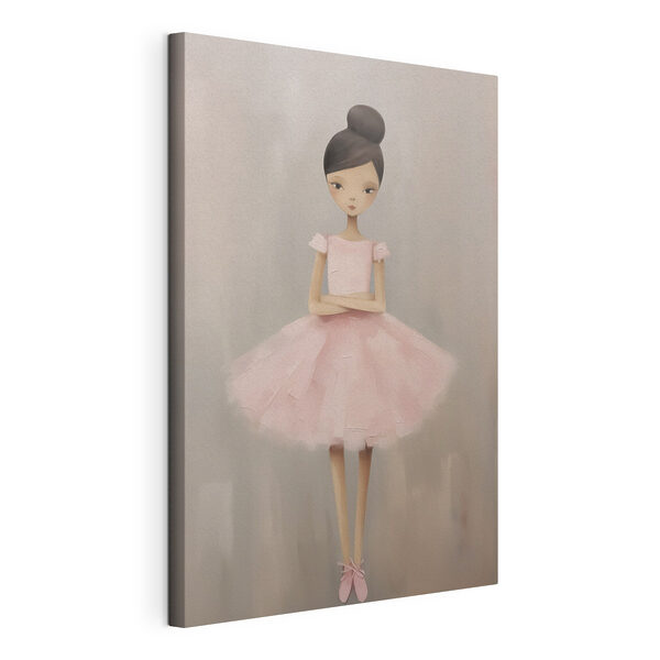 Tableaux Canvas print Girl in a pink dress (UGS : s47147) Tableaux Tableaux Canvas print Girl in a pink dress (UGS : s47147)