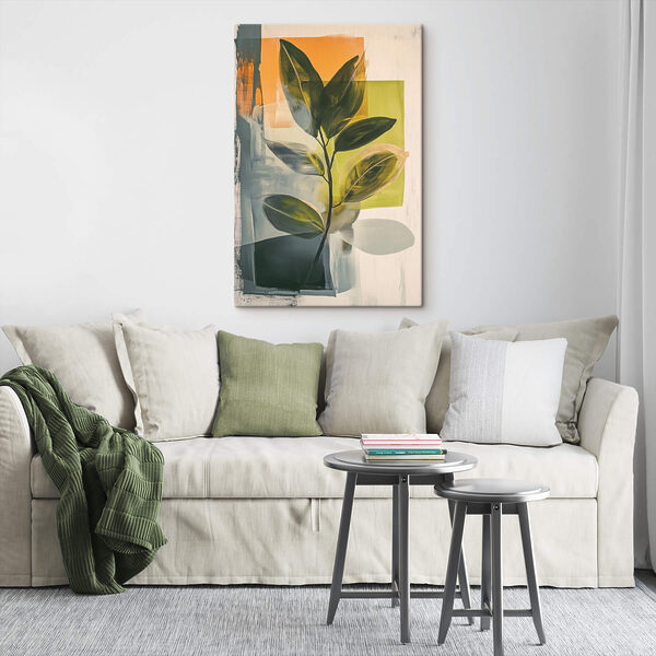 Painting of a leafy plant