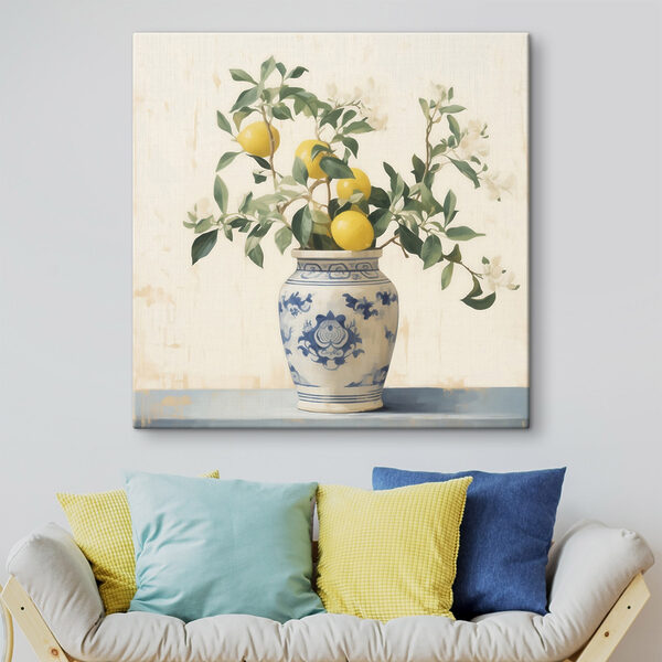 Tableaux Tableaux Vase contenant des citrons (UGS : s46924)