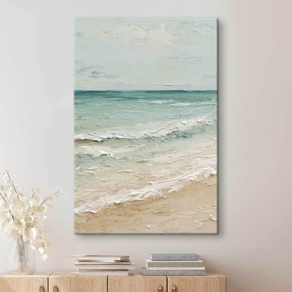 Tableaux Tableaux Plage avec des vagues et du sable (UGS : s47120)