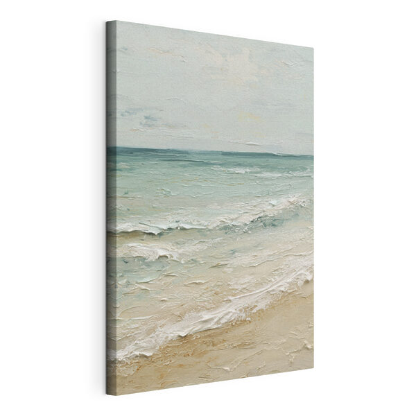 Tableaux Plage avec des vagues et du sable