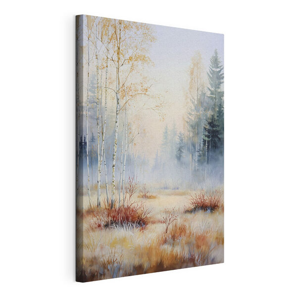 Tableaux Peinture représentant une forêt dans le brouillard (UGS : s47129) Tableaux Tableaux Peinture représentant une forêt dans le brouillard (UGS : s47129)