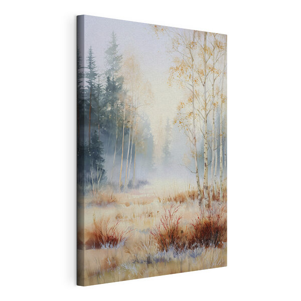 Tableaux Tableau représentant une forêt avec des arbres et du brouillard (UGS : s47130) Tableaux Tableaux Tableau représentant une forêt avec des arbres et du brouillard (UGS : s47130)