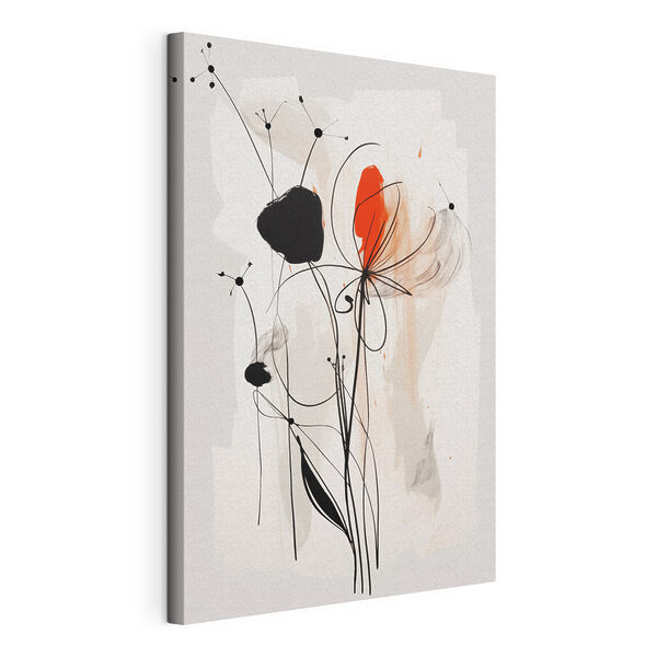Tableaux Peinture représentant des fleurs et des lignes (UGS : s47501) Tableaux Tableaux Peinture représentant des fleurs et des lignes (UGS : s47501)