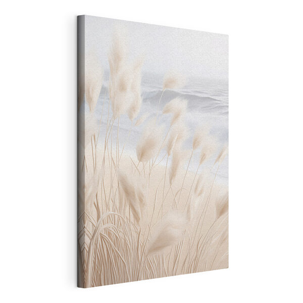 Tableaux Tableaux De douces vagues viennent caresser le rivage sablonneux (UGS : s47432)