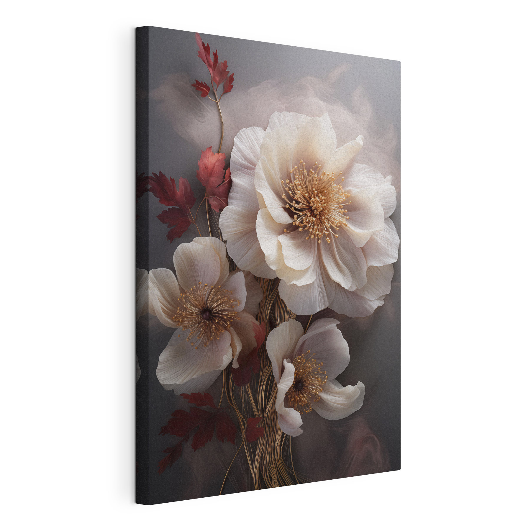 - Elegant florals in soft hues
