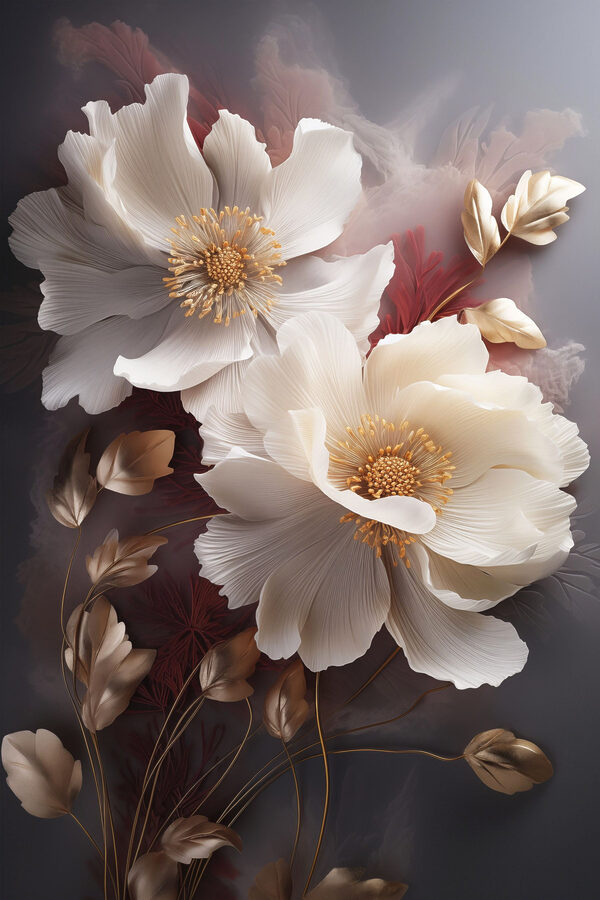 Elegant blooms in soft hues