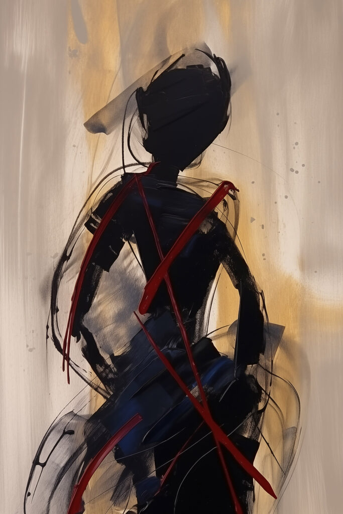 Painting of a woman Painting of a woman