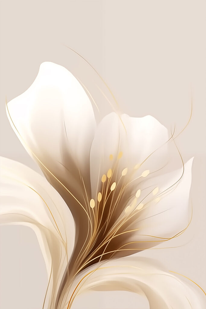 Delicate bloom in soft hues
