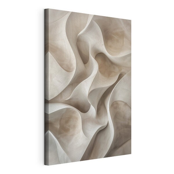 Surface ondulée blanche et marron Tableaux Surface ondulée blanche et marron