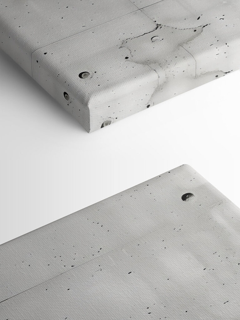 White wall with holes in it White wall with holes in it