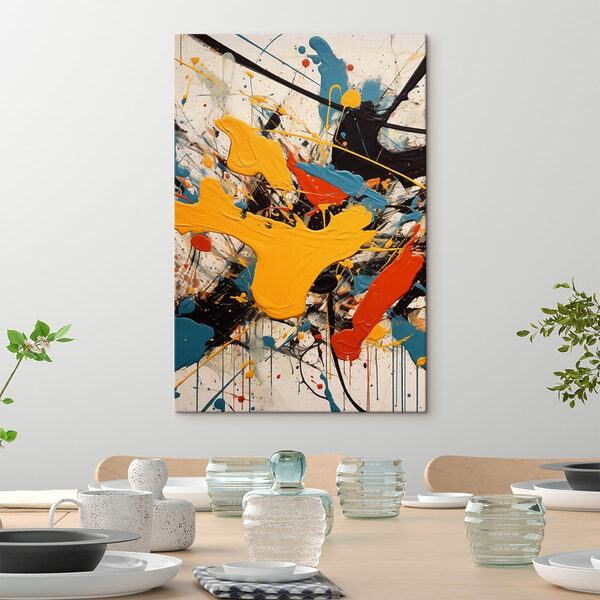 Tableaux Tableaux Peinture de différentes couleurs (UGS : s47684)