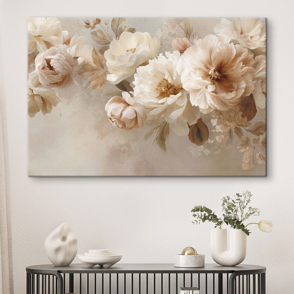 Soft blooms in muted tones