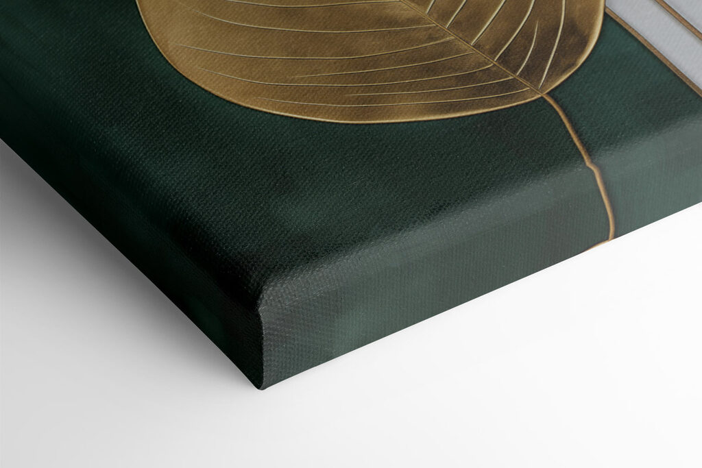 Elegant leaves in harmonious colors
