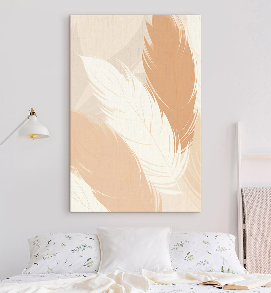 Group of feathers on a surface