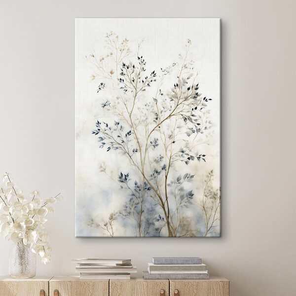 Painting of a tree with leaves Painting of a tree with leaves