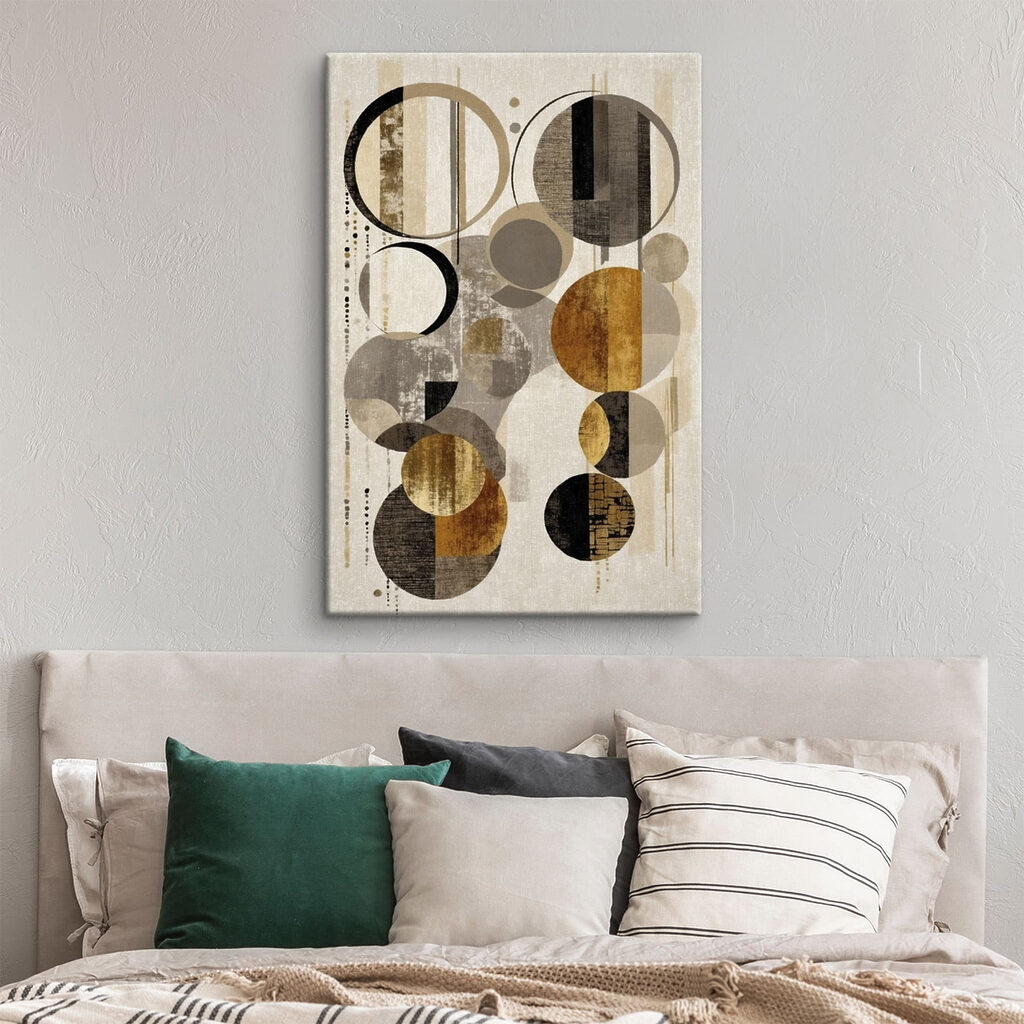 Dynamic circles in neutral tones Dynamic circles in neutral tones