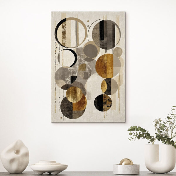 Dynamic circles in neutral tones Dynamic circles in neutral tones