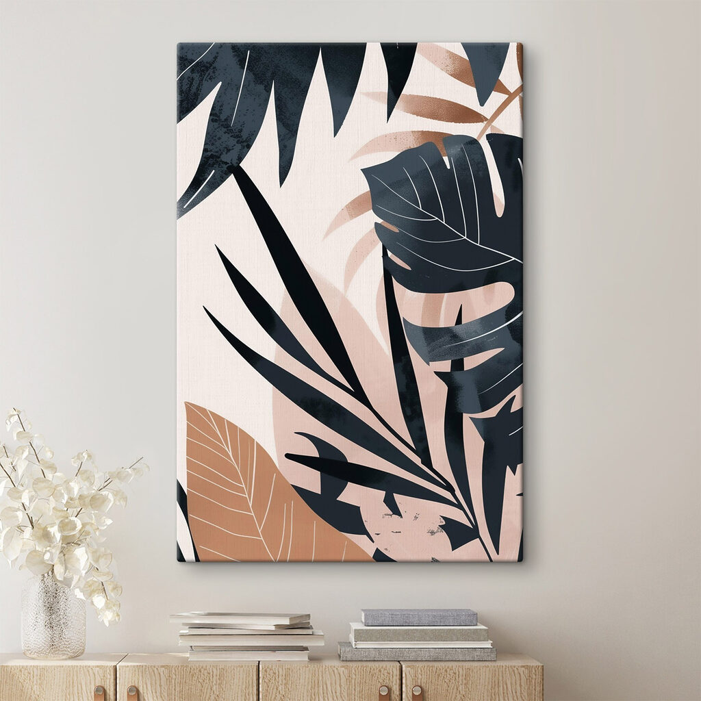 Tranquil leaves in soft colors Tranquil leaves in soft colors