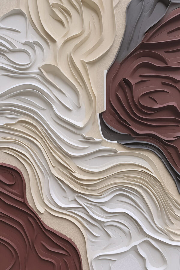 Flowing patterns in soft hues Flowing patterns in soft hues