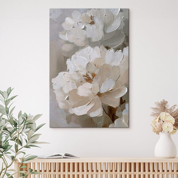 Tableaux Des fleurs délicates aux teintes douces