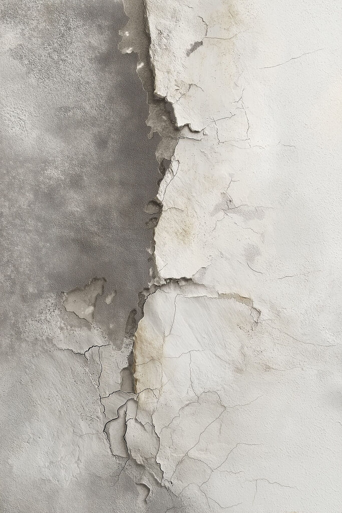 Cracked wall with faded texture Cracked wall with faded texture