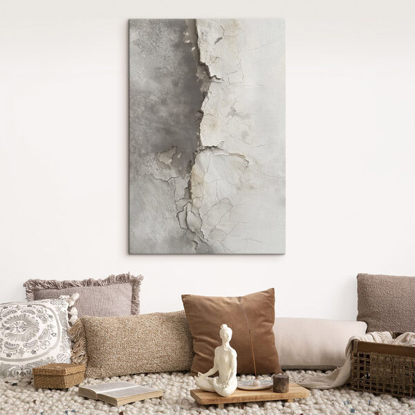 Cracked wall with faded texture Cracked wall with faded texture
