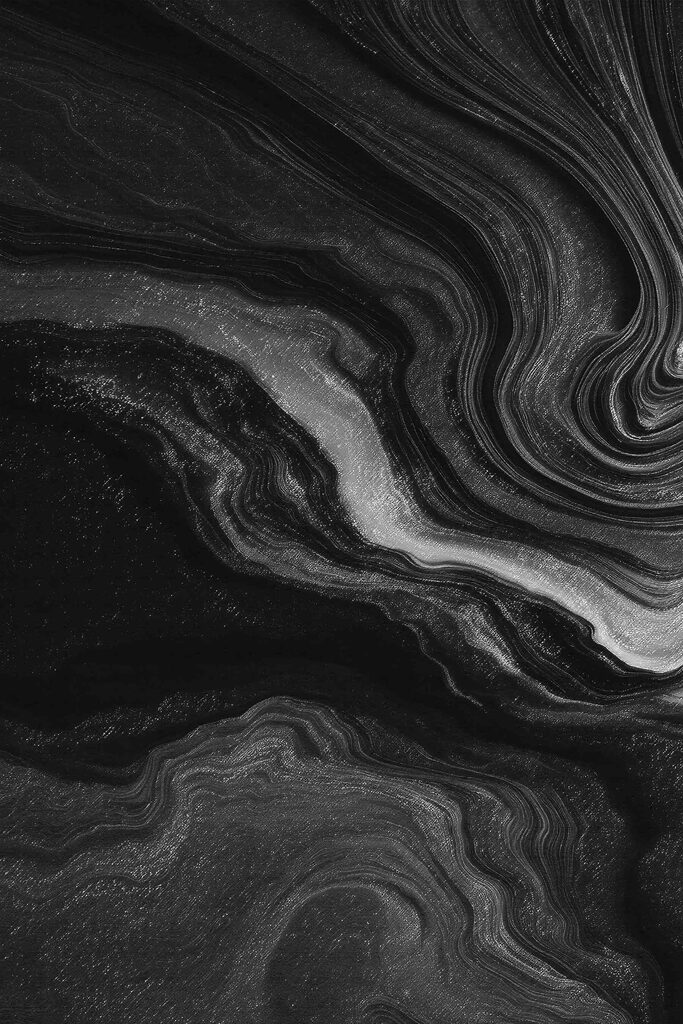 Black and white swirly surface Black and white swirly surface