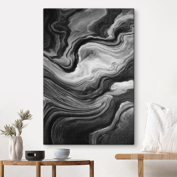 Black and white swirly pattern Black and white swirly pattern