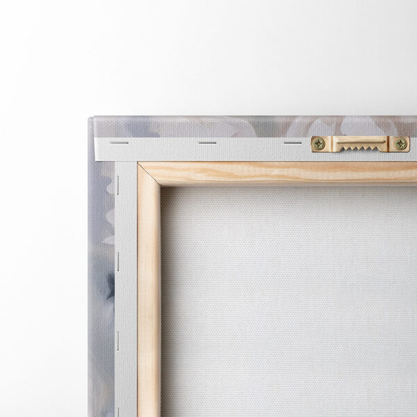 Painting of flowers on a white surface Painting of flowers on a white surface