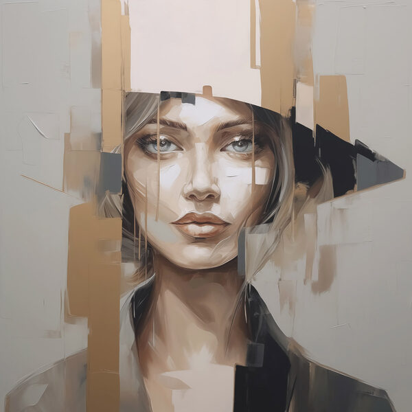 Painting of a woman Painting of a woman