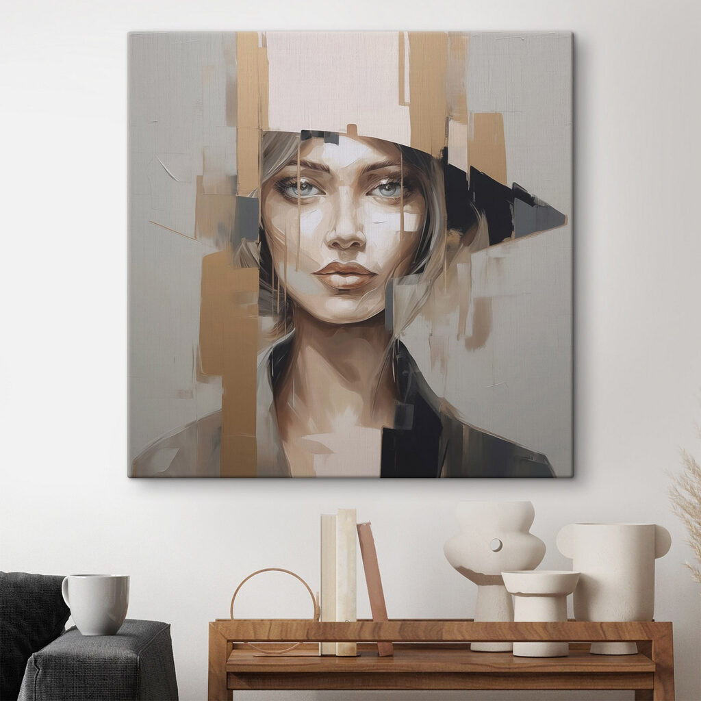 Painting of a woman Painting of a woman