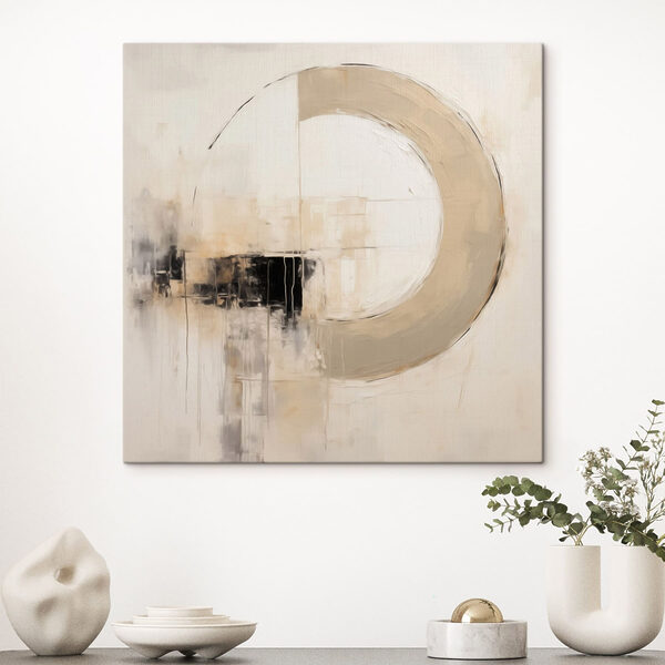 Painting of a circle Painting of a circle
