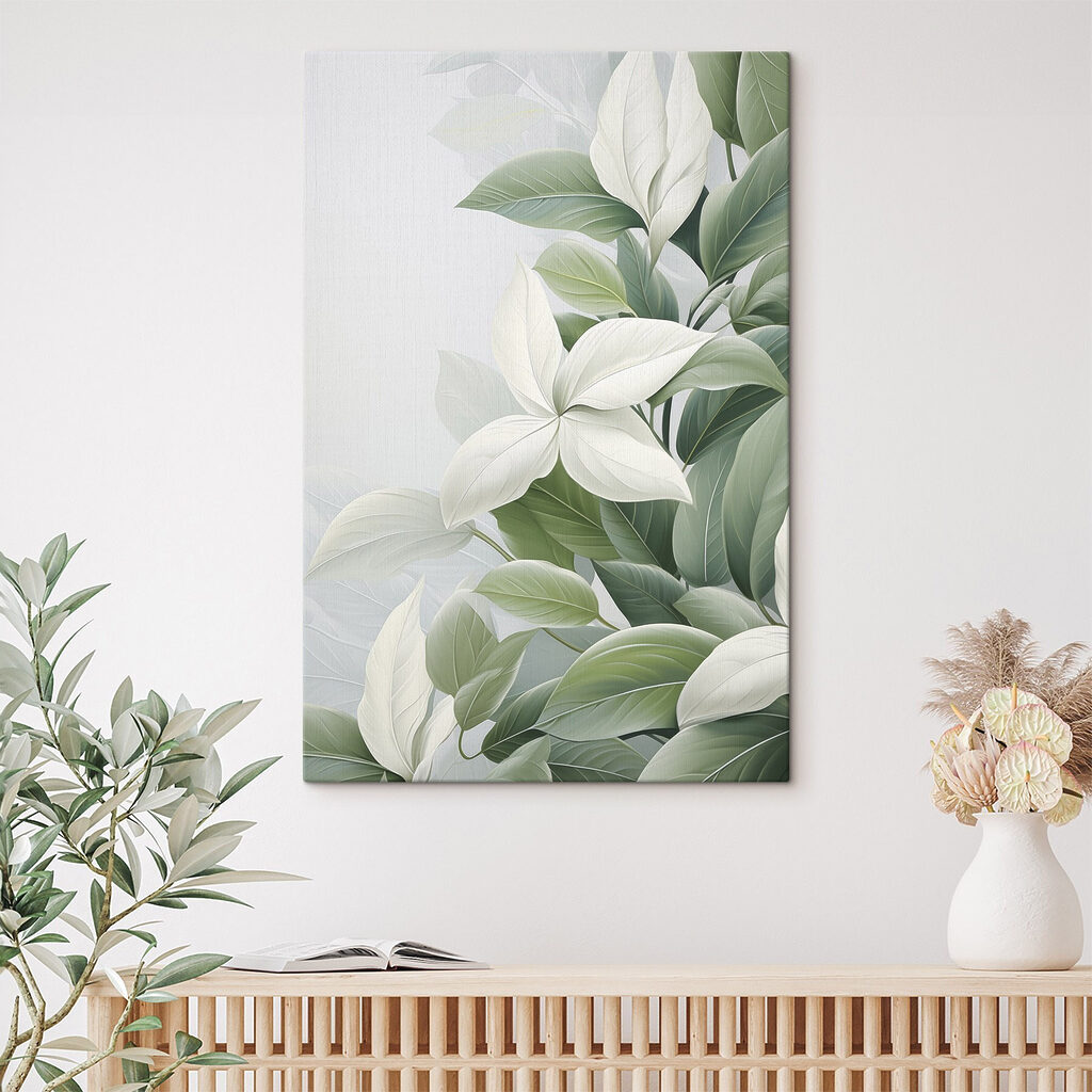 Delicate leaves in soft hues Delicate leaves in soft hues