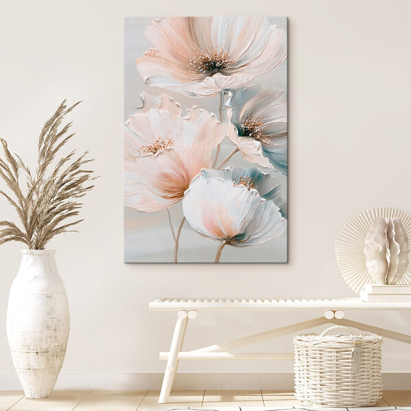 Delicate blooms in soft pastel hues Delicate blooms in soft pastel hues