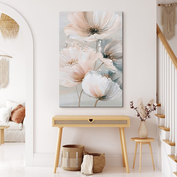Delicate blooms in soft pastel hues Delicate blooms in soft pastel hues