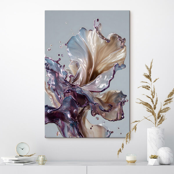 Flowing colors in harmonious motion Flowing colors in harmonious motion