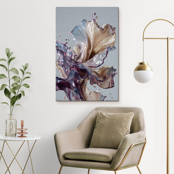 Flowing colors in harmonious motion Flowing colors in harmonious motion