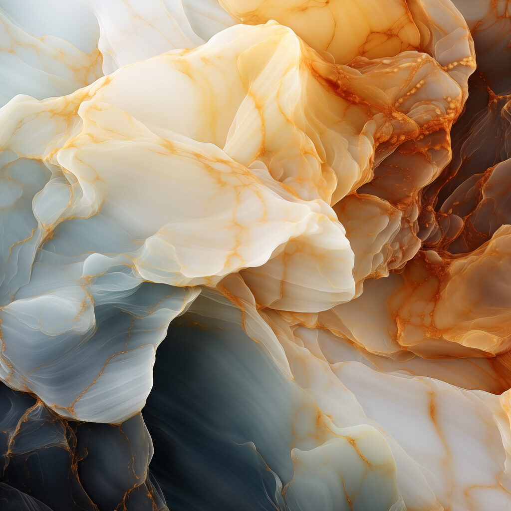 Stunning waves of soft color flow