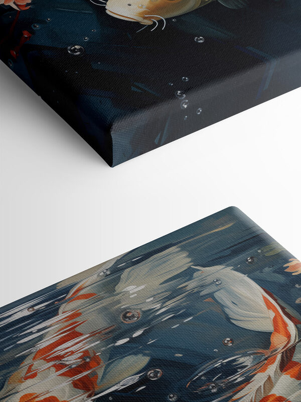 Two fish swimming in water Two fish swimming in water