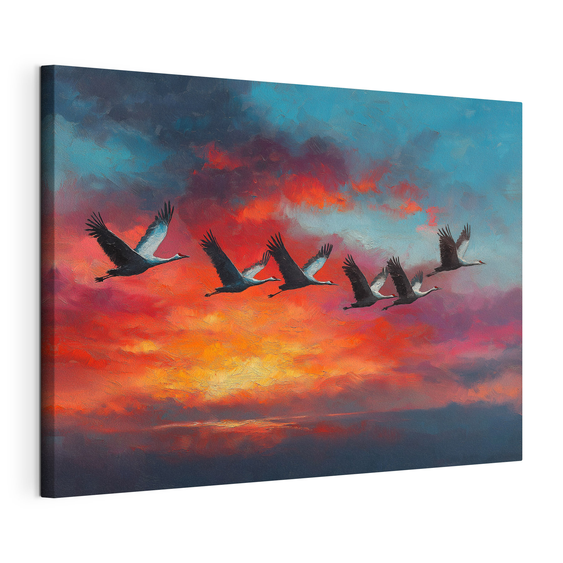 Group of birds flying in the sky Group of birds flying in the sky