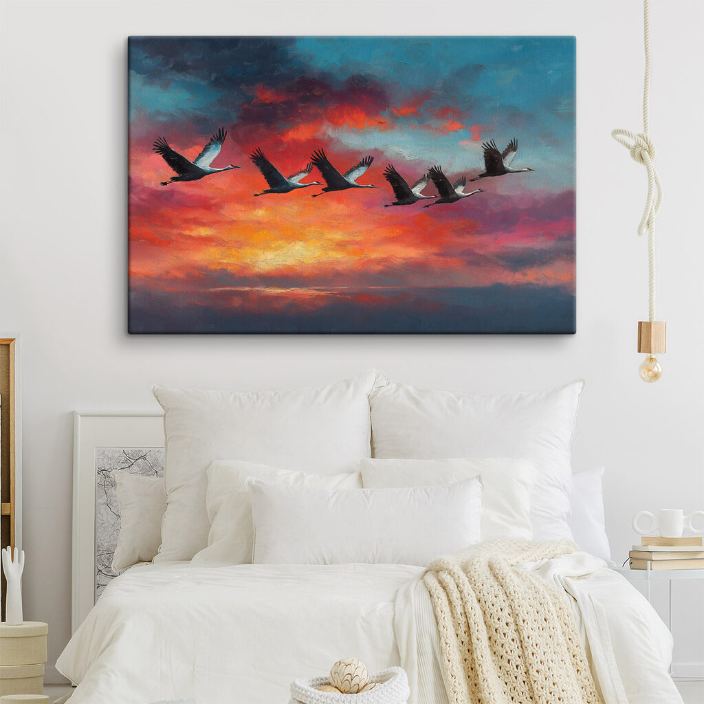 Group of birds flying in the sky Group of birds flying in the sky