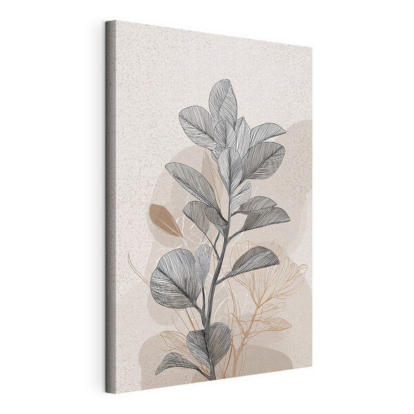 Tableaux Plante aux feuilles noires et blanches (UGS : s49651) Tableaux Tableaux Plante aux feuilles noires et blanches (UGS : s49651)